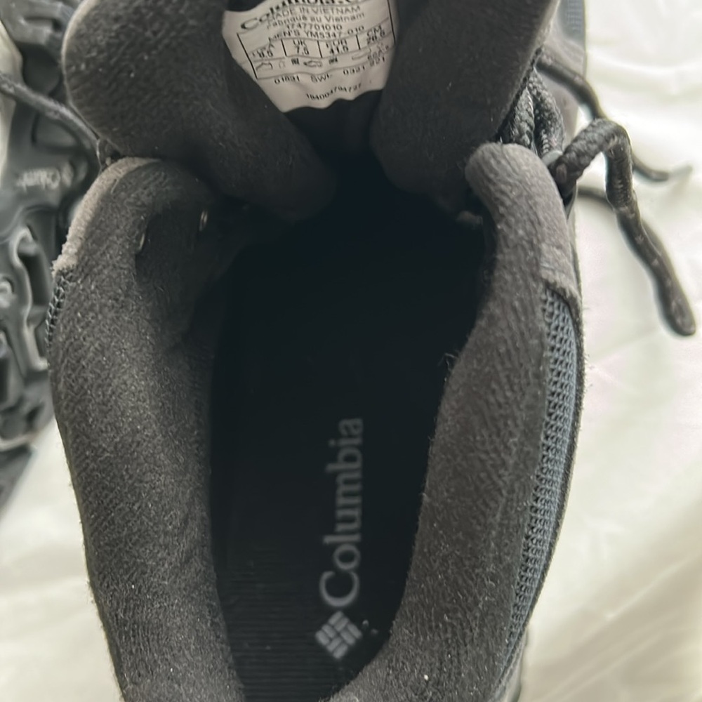 Columbia granite, Trail, waterproof, hiking boat, gray colors, men’s, size 8 1/2 - Picture 5 of 6